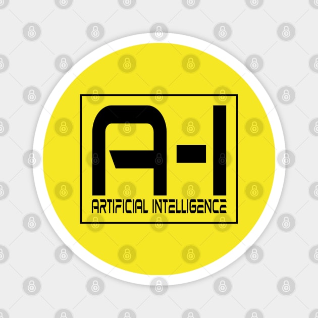 AI Artificial Intelligence Science Fiction Magnet by PlanetMonkey